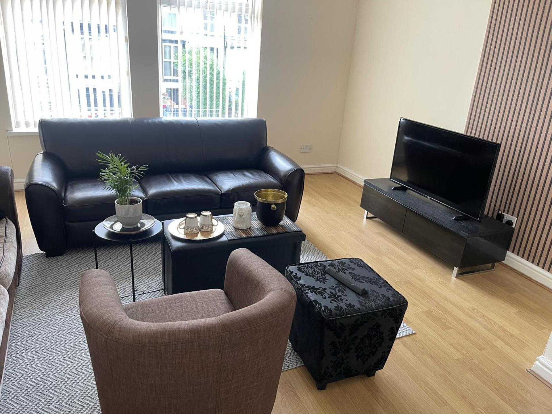 Stylish 1-Bed Apt - Sleeps 4 - Parking - Wifi 맨체스터 외부 사진