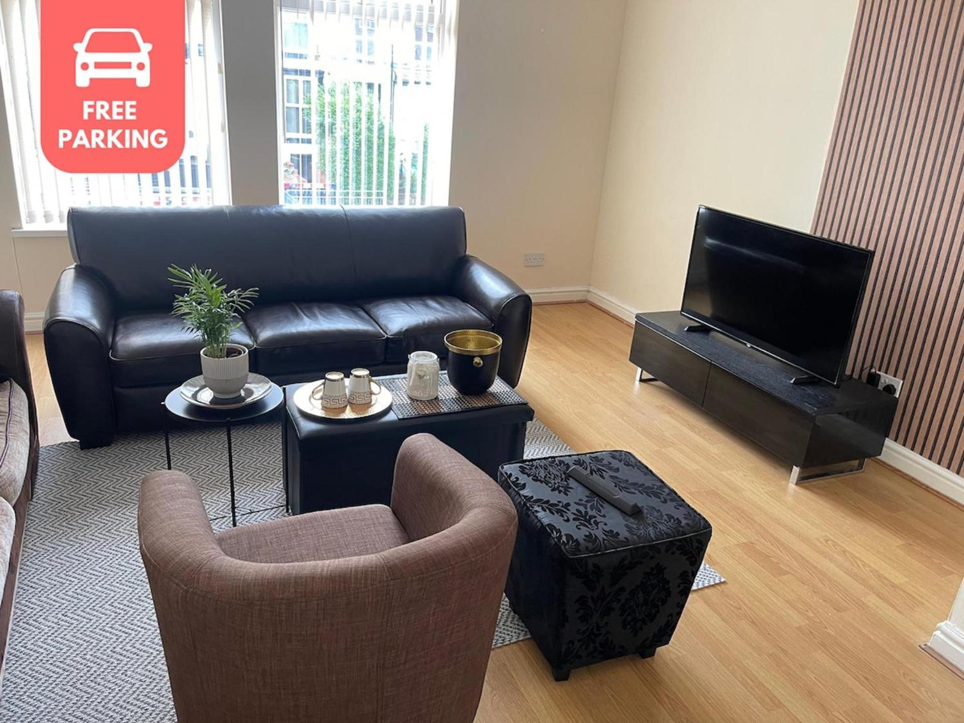 Stylish 1-Bed Apt - Sleeps 4 - Parking - Wifi 맨체스터 외부 사진